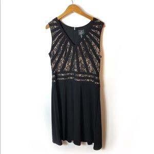 Adrianna Papell lace swing dress Sz 12